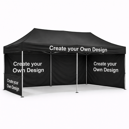 6x3 Custom Printed Gazebo Canopy & Walls – Design Your Own Event Tent | Gazebro