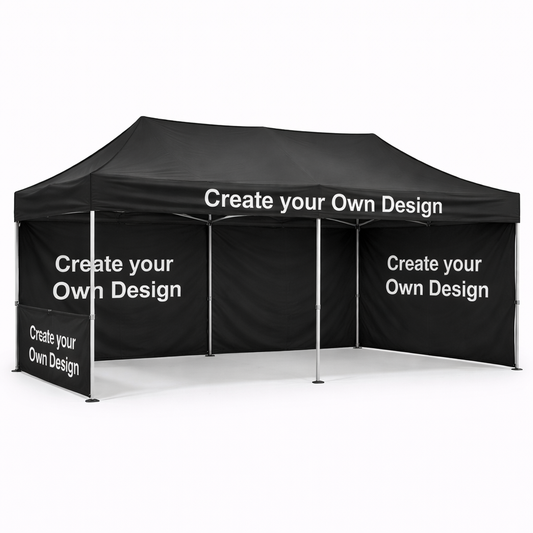 6x3 Custom Printed Gazebo Canopy & Walls – Design Your Own Event Tent | Gazebro