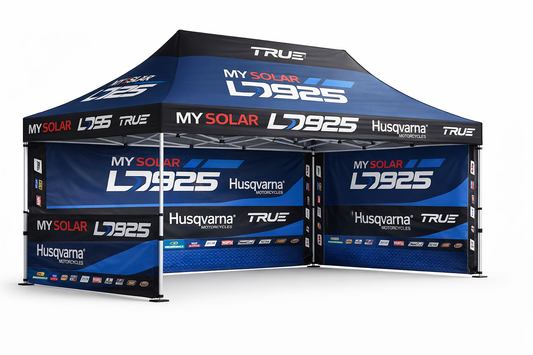 4.5x3 Custom Printed Gazebo Canopy & Walls – Design Your Own Event Tent | Gazebro